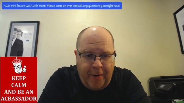 ACB Live Mini-lesson Q&A with Trent! Join in and ask any questions you might have! смотреть онлайн