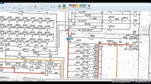 Работа схемы лифта 071 320  Движение лифта на большой скорости и переход на малую с остановкой