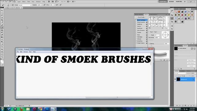 Photoshop How To Get Smoke Brushes