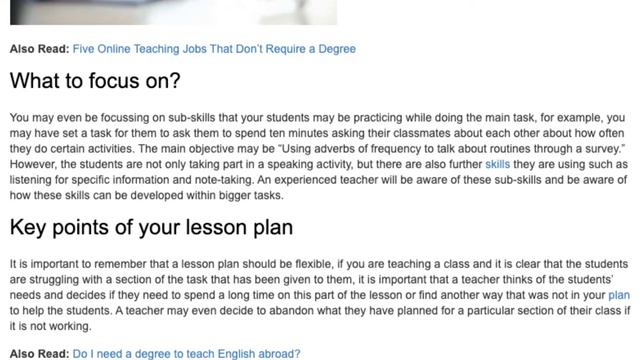 Essentials of Lesson Planning | ITTT TEFL BLOG смотреть онлайн