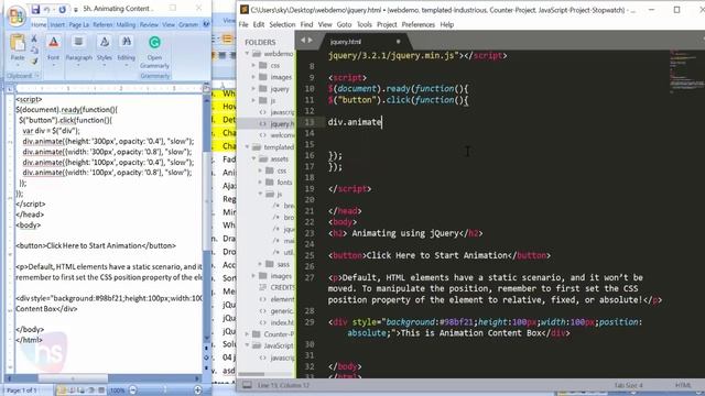 jQuery animation effects for websites | web development projects | Sekharmetla | Harisystems смотреть онлайн