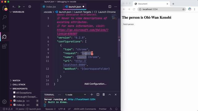 Debug frontend code in VS Code (5/5 - Debugging in VS Code) смотреть онлайн