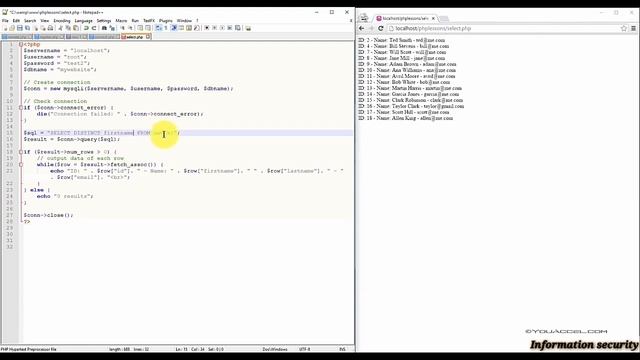 15. SQL Distinct Keyword смотреть онлайн