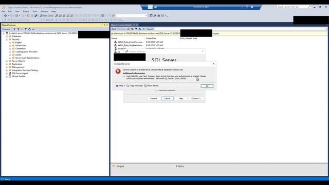 Azure SQL Managed Instance Series -Enable SQL OR Azure Active Directory only authentication @jbswik смотреть онлайн