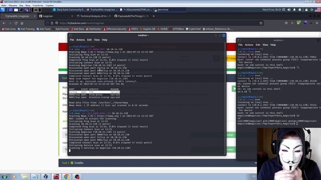 TryHackMe "Magician" Room (немного уличной магии) смотреть онлайн