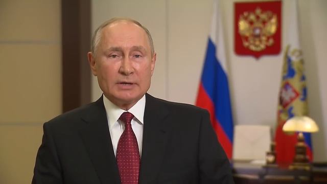 Владимир Путин обратился к россиянам накануне выборов. смотреть онлайн