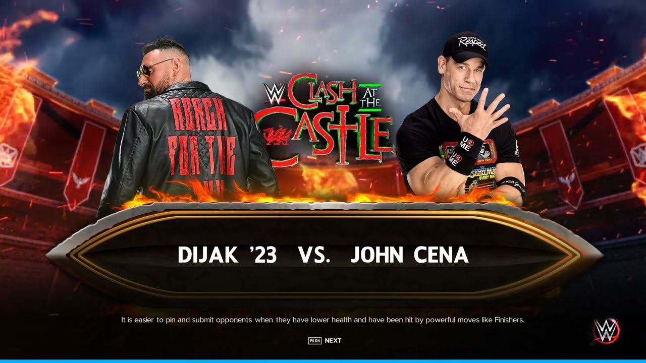 WWE2K23 Dijak vs John Cena смотреть онлайн