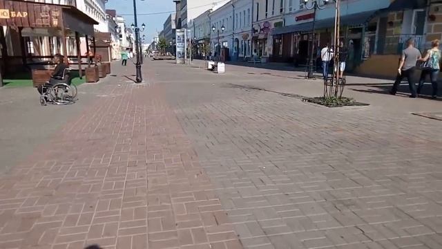 Казань, Арбат, центральная улица смотреть онлайн