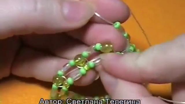 Бисероплетение плетение браслета смотреть онлайн