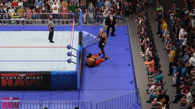 WWE2K18 GAMEPLAY: Yokozuna (with Mr. Fuji & Jim Cornette) VS. Papa Shango [incl. Mods] смотреть онлайн