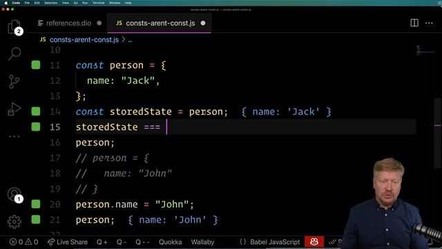 JavaScript consts Aren't Constants - JavaScript Quick Fix смотреть онлайн