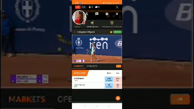 Ana Bogdan Vs Loura Pigossi Live Match #tennis #tennispive смотреть онлайн