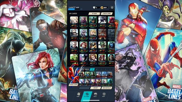 MY BEST DECK & ALL MY CARDS! - MARVEL: Battle Lines смотреть онлайн