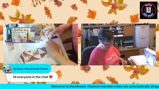 Sew and Chat Wed with Rowena смотреть онлайн