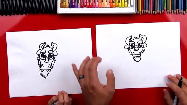 How To Draw Cartoon Beast From Beauty And The Beast смотреть онлайн