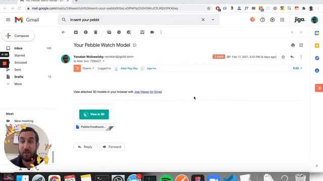Jiga 3D CAD Viewer for Gmail смотреть онлайн