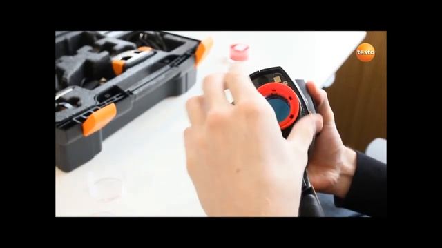 How To - testo 875i. 13. Установка защитного фильтра для объектива смотреть онлайн