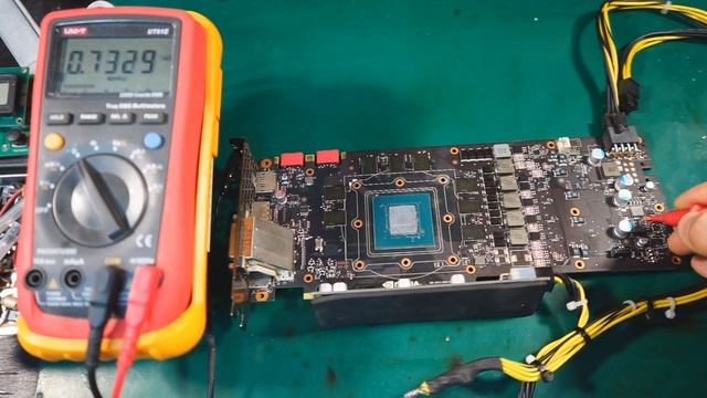 Ремонт видеокарты GTX1080 после обслуживания и чистки от пыли смотреть онлайн
