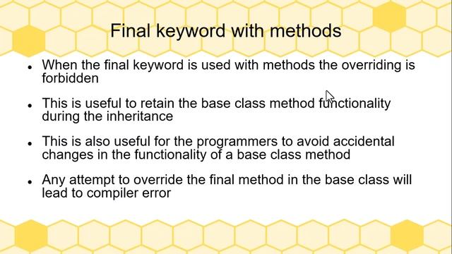 Final keyword in Java Multithreading and Multitasking final modifier in Java language - Various use смотреть онлайн