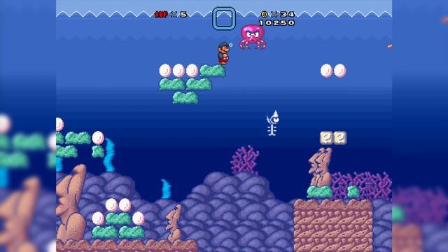Super Mario Land in Super Mario Bros. X - "Return to Sarasaland" смотреть онлайн