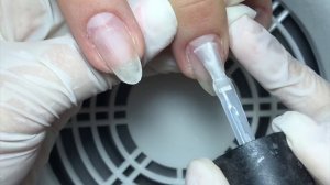 Молочная база/ Как наносить камуфлирующую базу/ Комби маникюр