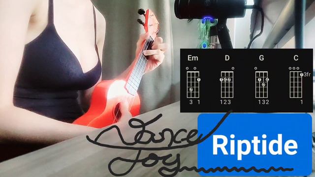 RIPTIDE (Vance Joy cover) 4 ukulele chords смотреть онлайн