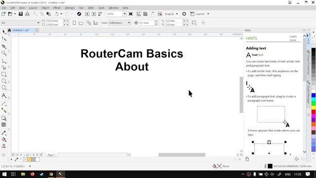 CorelDraw RouterCAM a Basic Overview About the Plugin (Part 1), Step by Step Video Tutorial смотреть онлайн