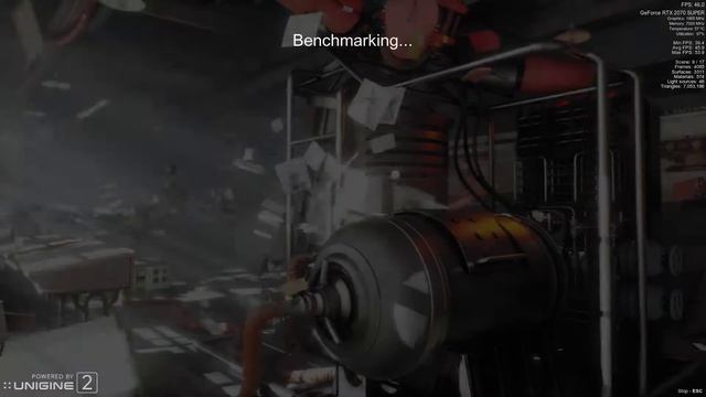 UNIGINE Superposition Benchmark - Nvidia Geforce  RTX2070Super