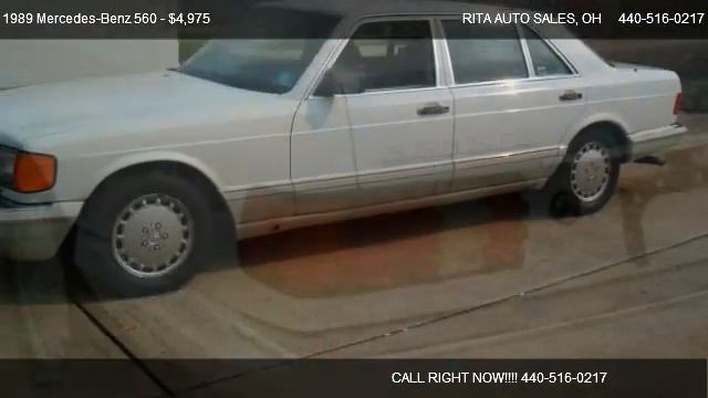 1989 Mercedes-Benz 560 SEL - for sale in Wickliffe, OH 44092 смотреть онлайн