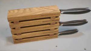 Изготовление простого держателя для ножей из обрезков