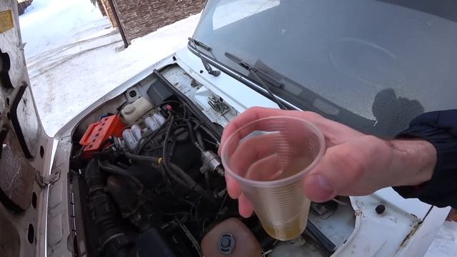 Запуск двигателя Ваз 2105 в лютый МОРОЗ / Тест моторного масла Eneos 5w40