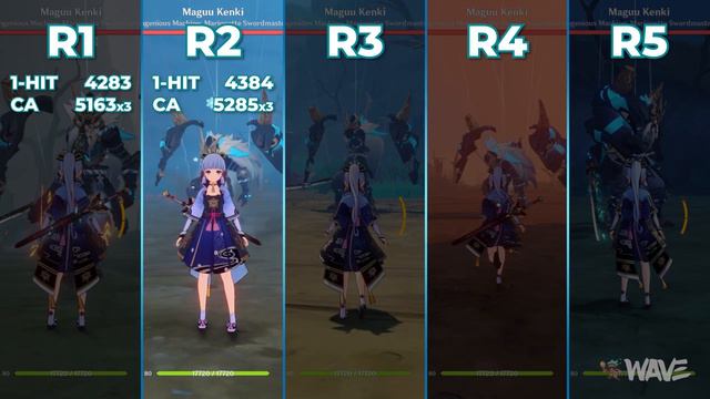 Is R5 Black Sword Worth it? Black Sword Refinement Comparison | Genshin Impact смотреть онлайн