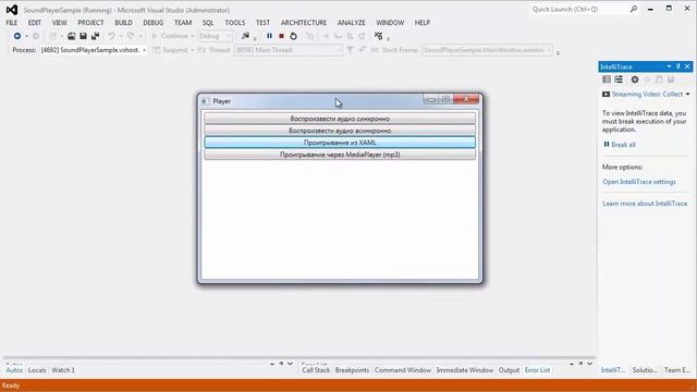 Видео курс WPF Углубленный. Урок 8. Мультимедиа и пользовательские элементы управления смотреть онлайн