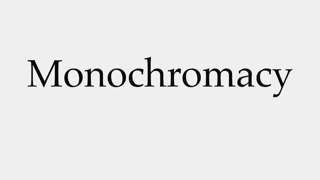 How to Pronounce Monochromacy смотреть онлайн