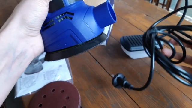 Шлифмашинка эксцентриковая Lux Tools EXS-240 A Распаковка. смотреть онлайн