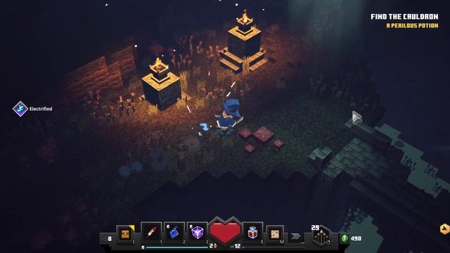 OP Corrupted Cauldron!! - Minecraft Dungeons - Ep:4 смотреть онлайн