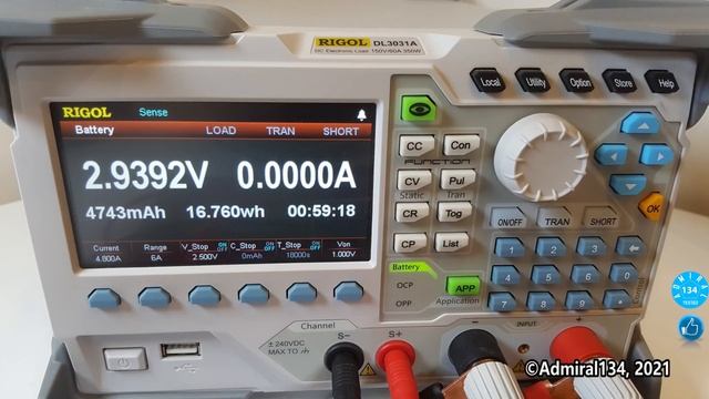TESLA ICR21700 48G 4800mAh обзор аккумулятора смотреть онлайн