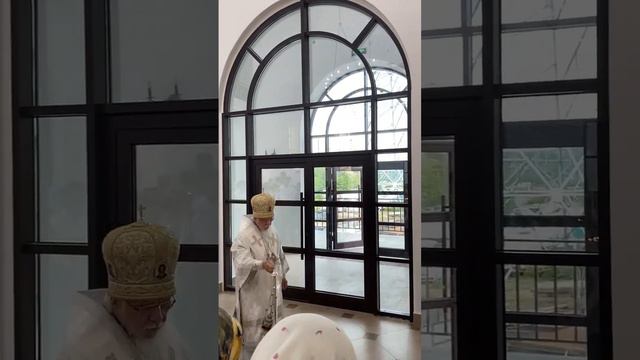 Освящение храма прп. Сергия в Гольяново. Каждение смотреть онлайн