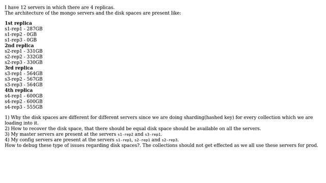 Disk space problem regarding MongoDB смотреть онлайн
