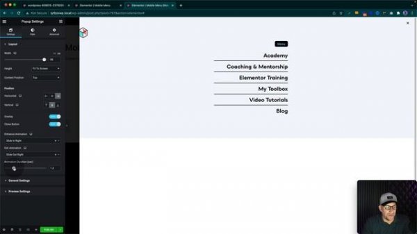 Create Better Mobile Menus With Elementor Popups