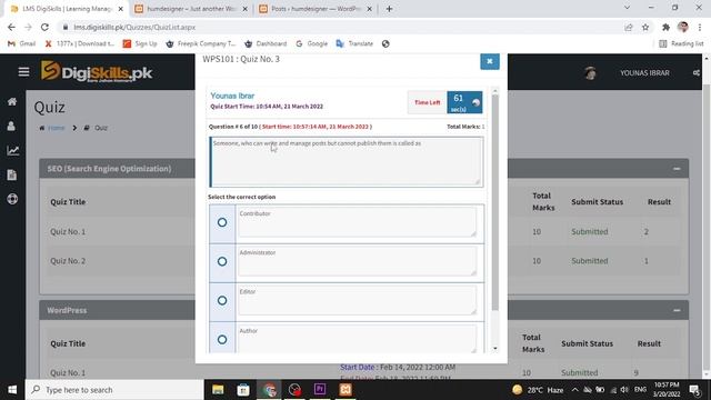 Digiskills: Wordpress Quiz 3 Solution Batch(DSTP2.0-BATCH-01) 2022 || Wordpress Quiz 3 || Batch 12 смотреть онлайн