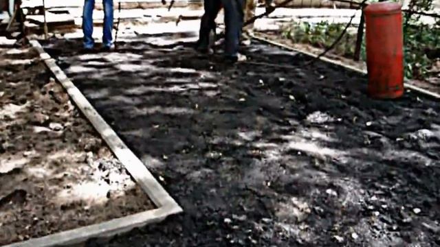 Подготовка к укладке горячего асфальта, Воронеж, Патриотов д. 32 смотреть онлайн