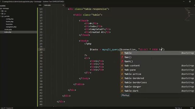PHP CRUD | Create, Read, Update and Delete | PHP & MYSQL CRUD | Todo App in PHP & MYSQL | Part 20 смотреть онлайн