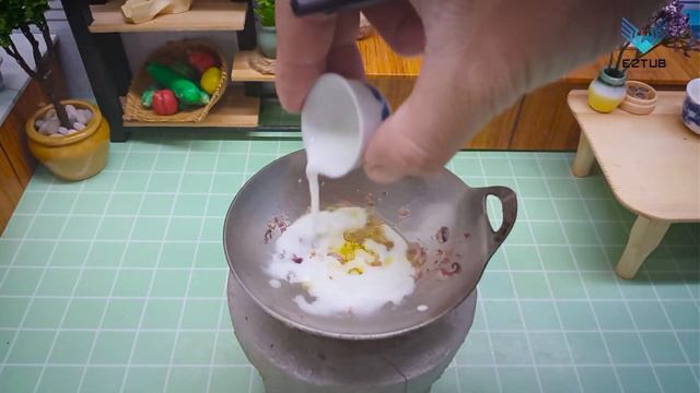 How To Make Pan-fried Octopus With Pesto Sauce | Spanish Octopus With Kale Pesto | Mini Cooking.