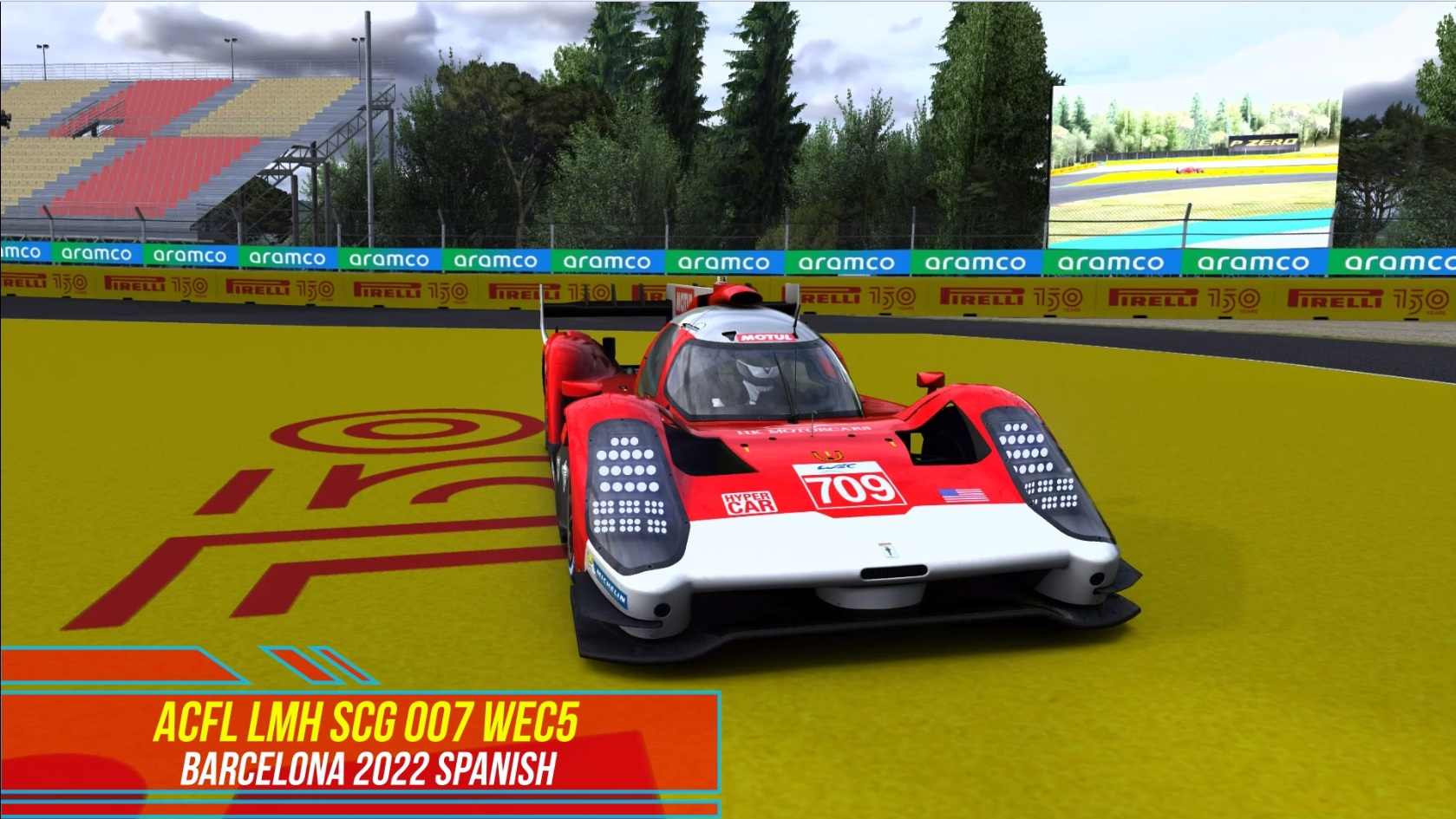 ACFL LMH SCG 007 WEC5 - Spanish Barcelona 2022 / Assetto Corsa. смотреть онлайн