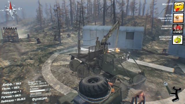 SpinTires - карта "Передаст: ошибка конструктора" пройдено #7 смотреть онлайн