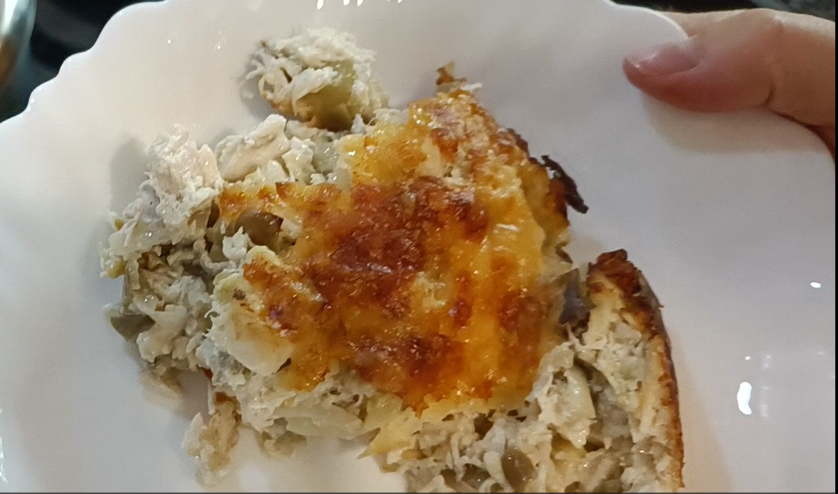 Жульен с баклажанами и курицей смотреть онлайн