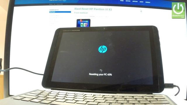 Hard Reset HP Pavilion 10 X2 - Remove Password in Windows Tab смотреть онлайн