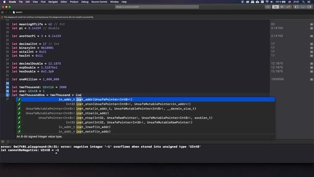 Swift с нуля. Урок 5: Преобразование типов смотреть онлайн
