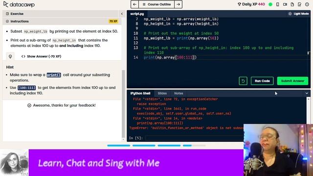 Learning Python - NumPy Arrays смотреть онлайн